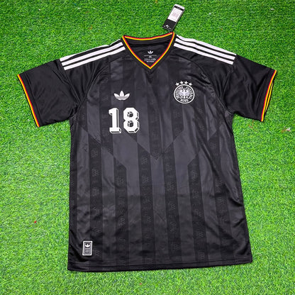 Jürgen Klinsmann 18# Germany Black Retro Vintage Football Jersey Kit
