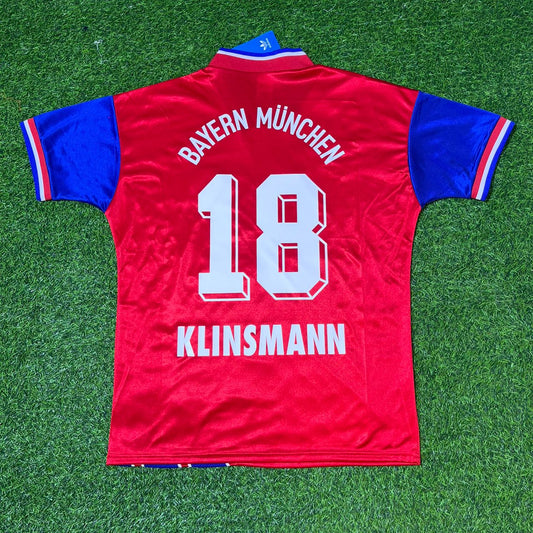 Jürgen Klinsmann Bayern München 1993 1995 Retro Fußballtrikot Kit Jersey