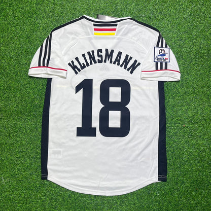 Germany World Cup 1998 Jürgen Klinsmann Deutschland Retro Fußballtrikot