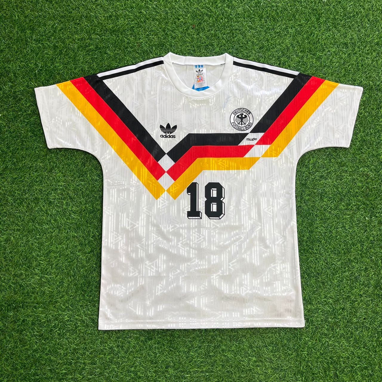 Germany World Cup 1990 Jürgen Klinsmann Retro Football Jersey Kit