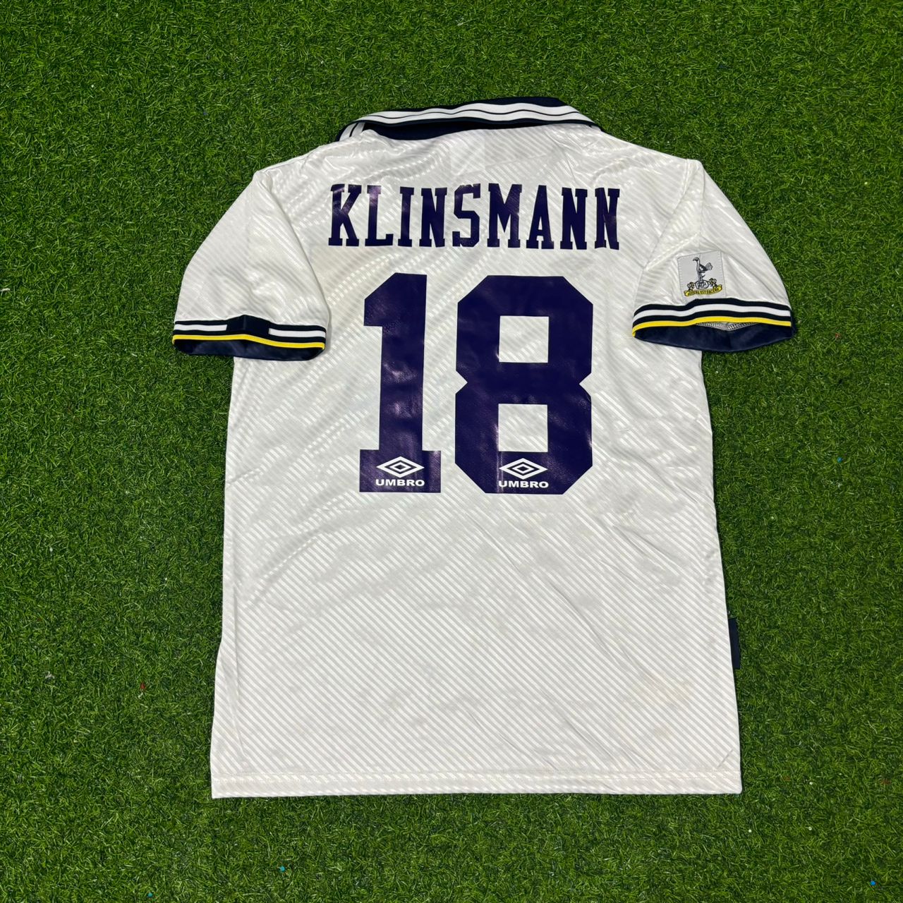 Jürgen Klinsmann Tottenham Hotspur 1994-1995 Home Retro Football Jersey Kit