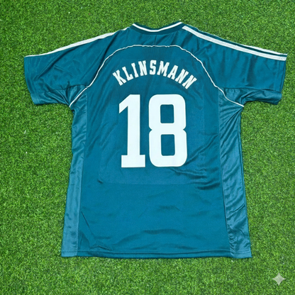 Germany World Cup 1998 Jürgen Klinsmann Away Retro Football Jersey