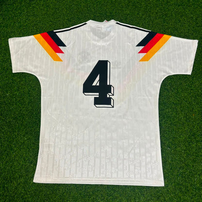 Germany World Cup 1990 Jürgen Kohler Retro Football Jersey