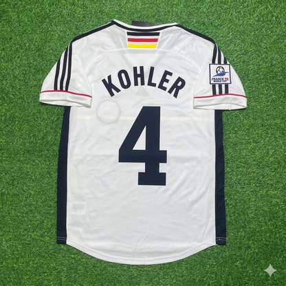 Jürgen Kohler Deutschland 1998 World Cup Retro Fußballtrikot