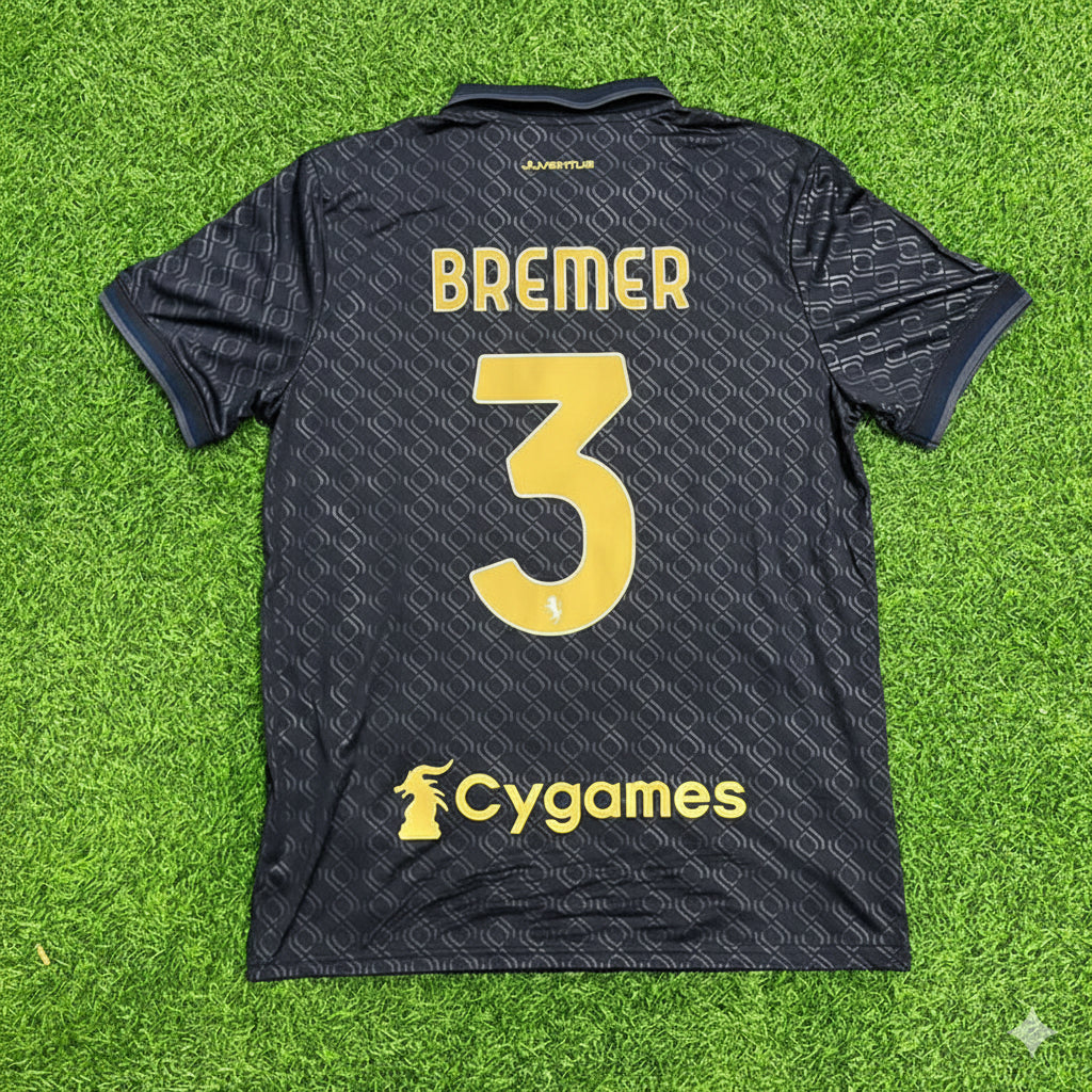 Gleison Bremer Juventus Football Jersey Kit