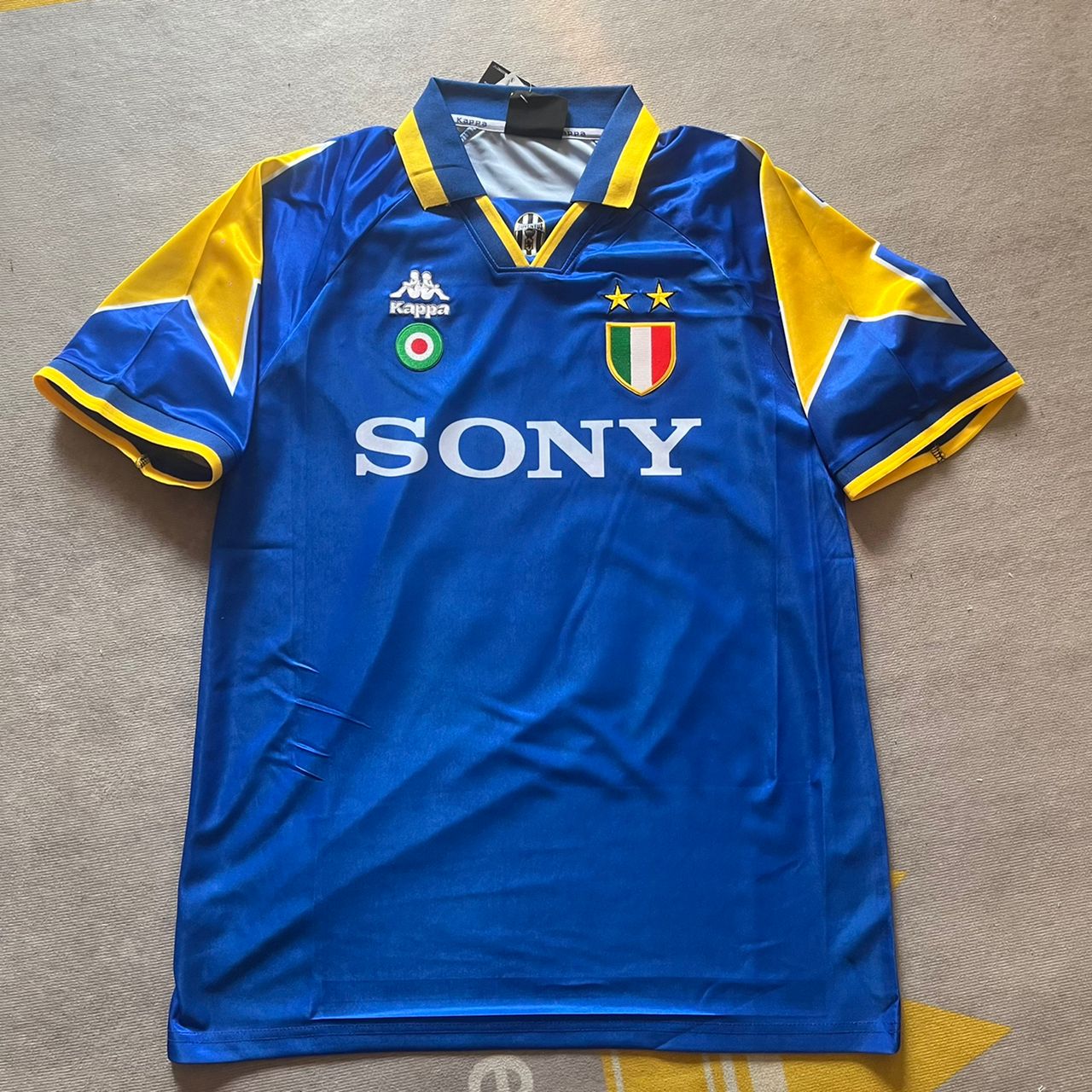 Edgar Davids 26 Juventus 1995 1997 Retro Football Jersey Kit