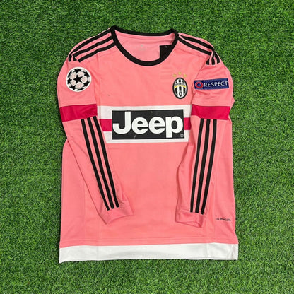 Juventus Pink Retro 2015-2016 Pink Football Jersey
