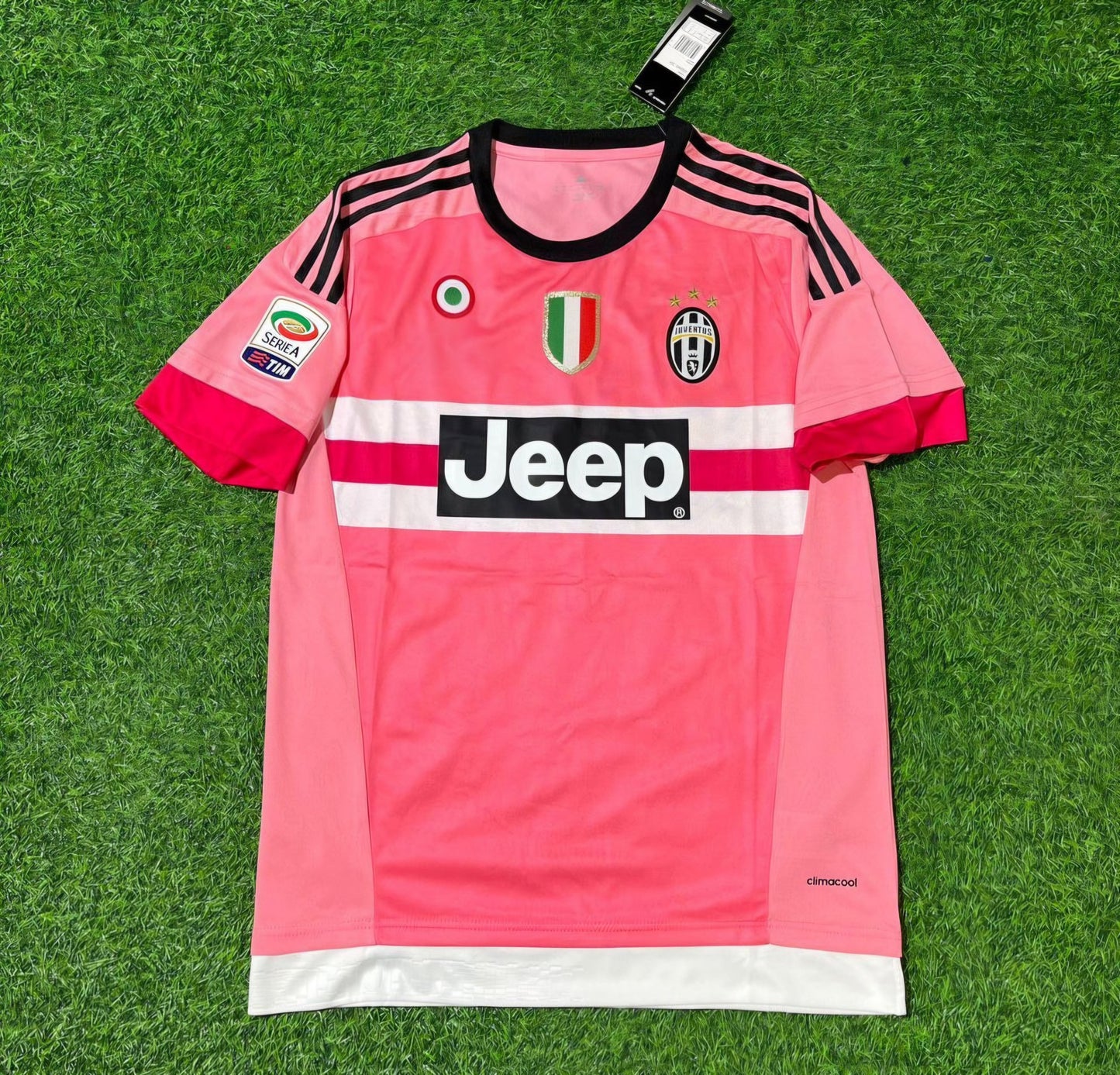 Juventus Retro Pink 2015-2016 Football Jersey