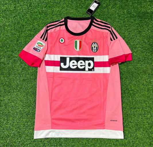 Juventus Retro Pink 2015-2016 Football Jersey