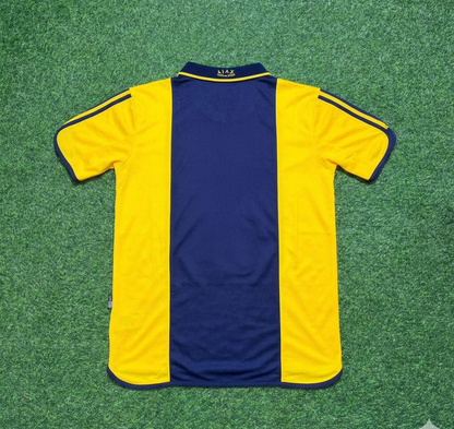 AFC Ajax 2000/2001 Retro Yellow Football Jersey Kit