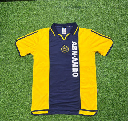 AFC Ajax 2000/2001 Retro Yellow Football Jersey Kit