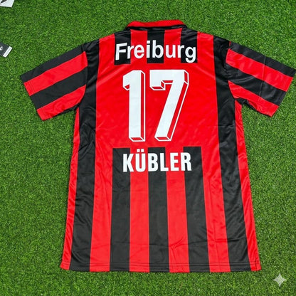 Lukas Kübler SC Freiburg Retro Football Jersey Kit