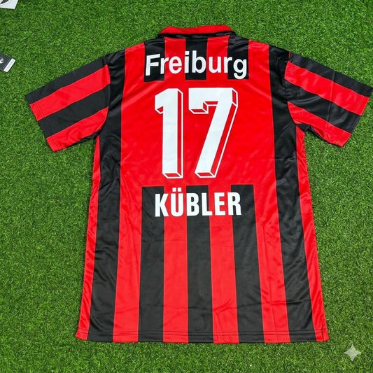 Lukas Kübler SC Freiburg Retro Football Jersey Kit