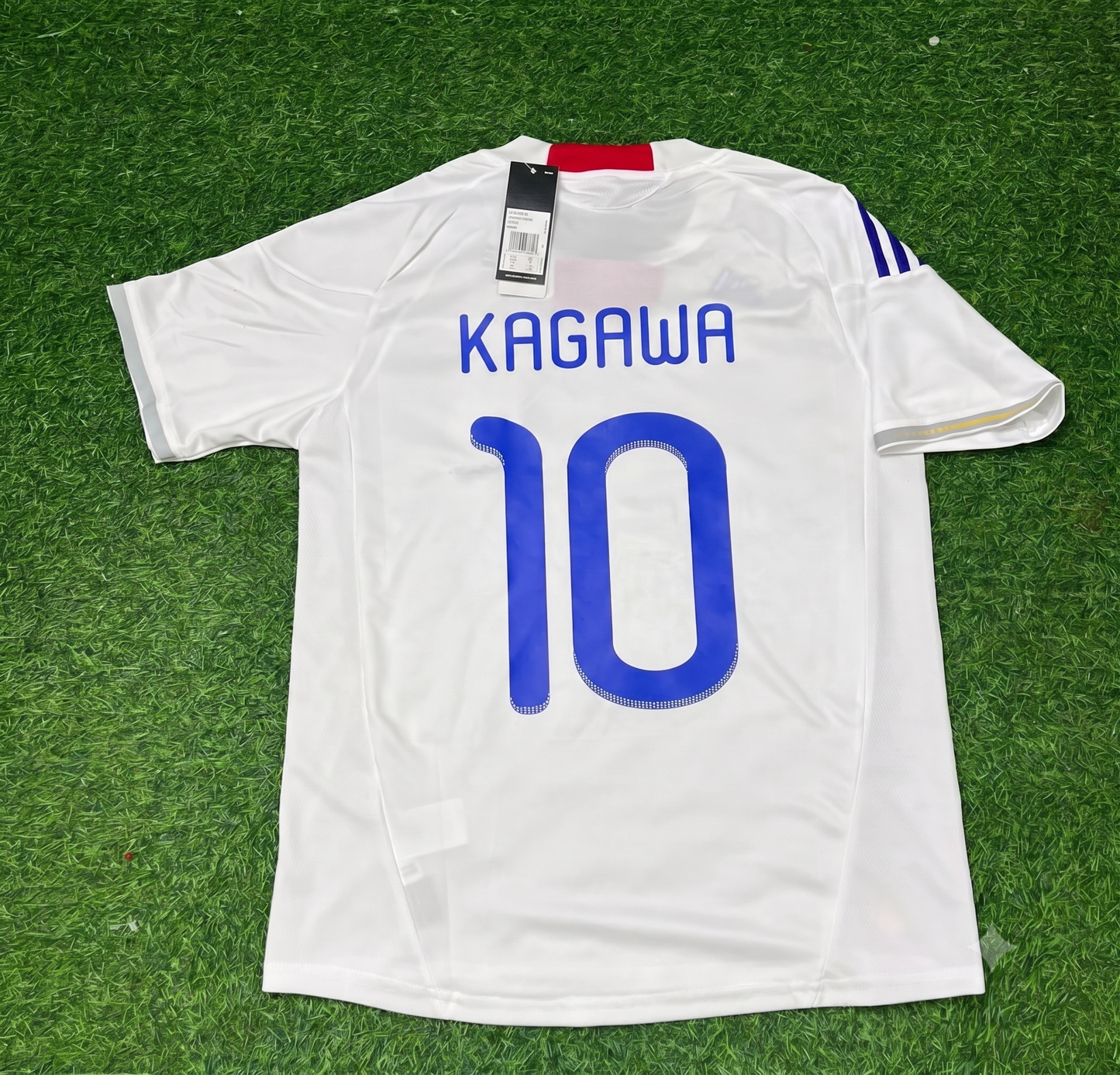 Shinji Kagawa Japan White Retro Football Jersey Kit
