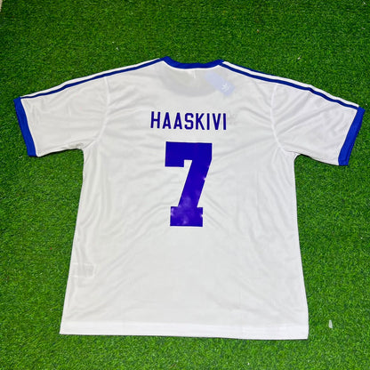 Finland Suomi Haaskivi 1982 Home Retro Football Shirt Jalkapallopaita Jersey