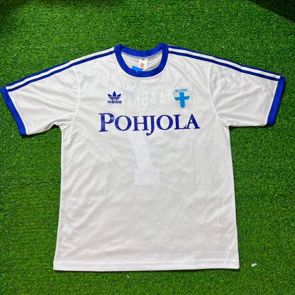 Finland Suomi Haaskivi 1982 Home Retro Football Shirt Jalkapallopaita Jersey