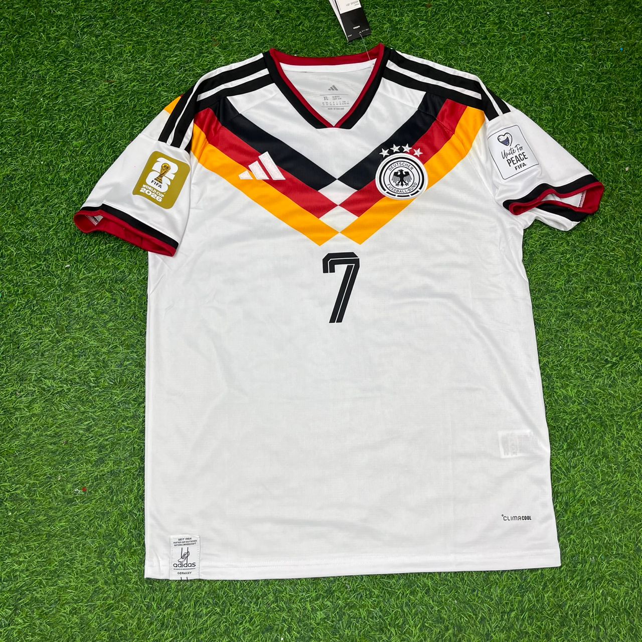 Kai Havertz Germany 2026 World Cup White Home Football Jersey