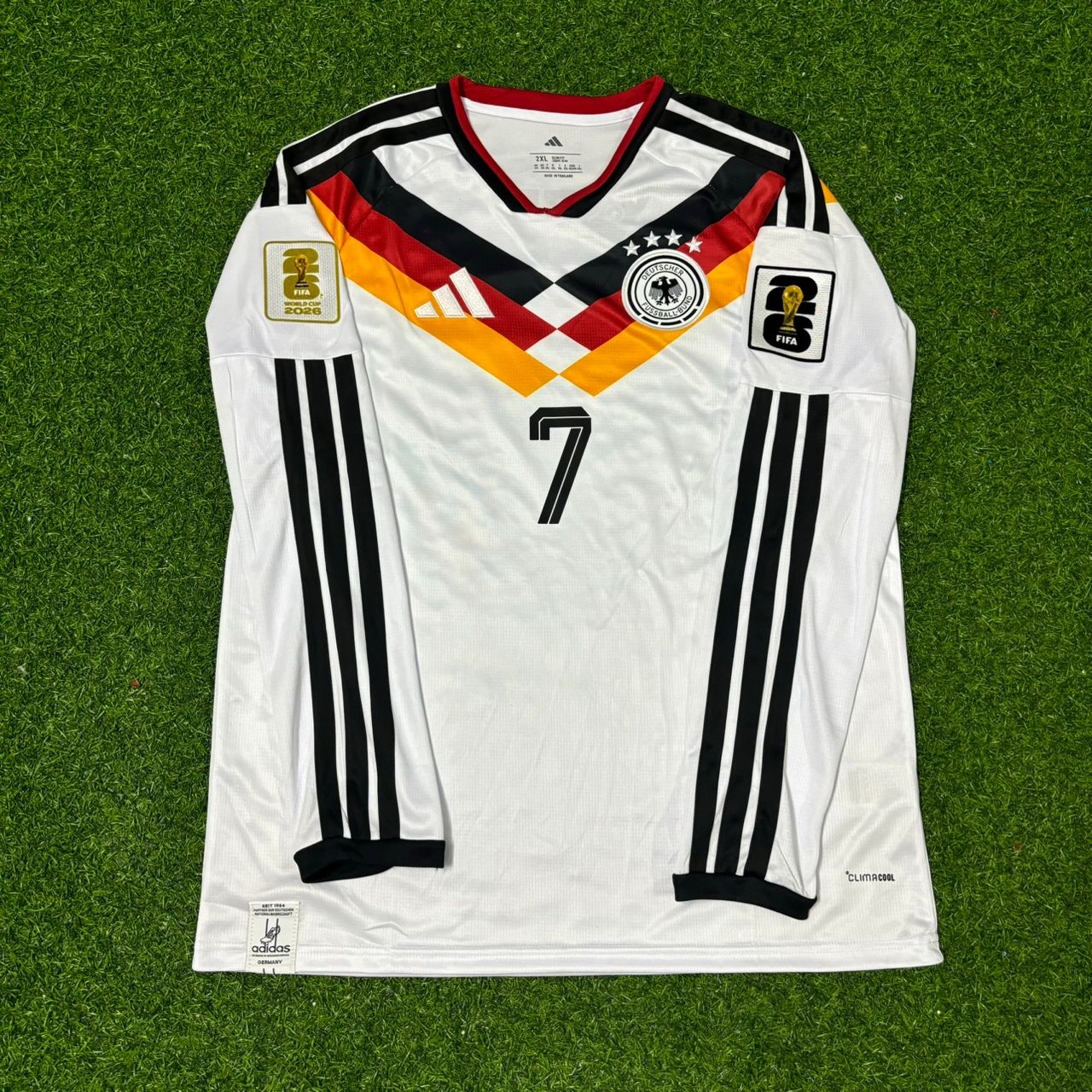 Kai Havertz Germany 2026 World Cup Long Sleeve Home Football Jersey Kit