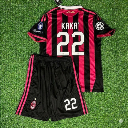 Kaká 22 AC Milan 2009/10 Retro Football Jersey Kit