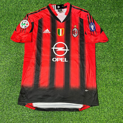 Kaká 22 Milan 2004/2005 Red & Black Home Retro Football Jersey Collection