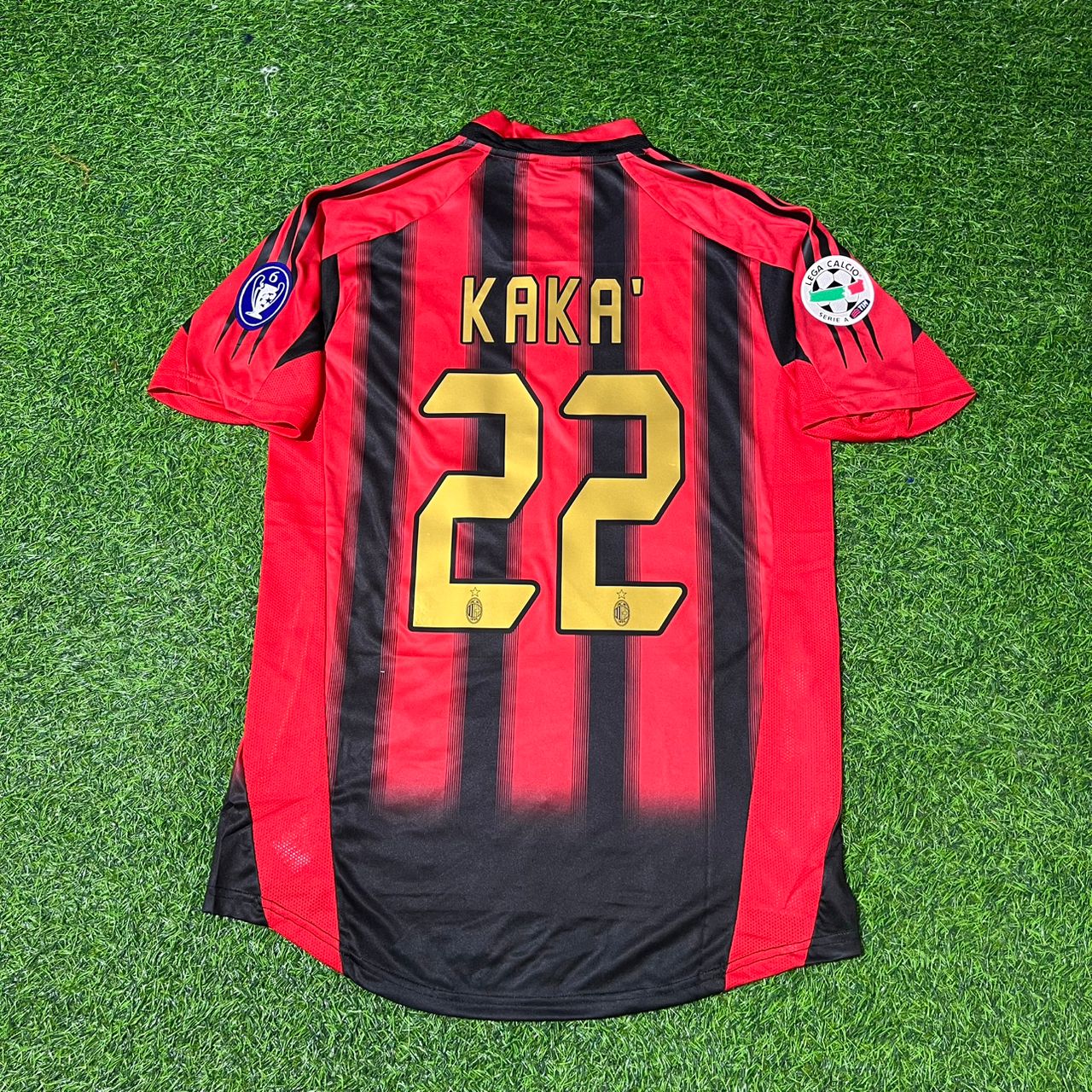 Kaká 22 Milan 2004/2005 Red & Black Home Retro Football Jersey Collection