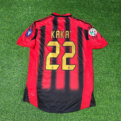 Kaká 22 Milan 2004/2005 Red & Black Home Retro Football Jersey Collection