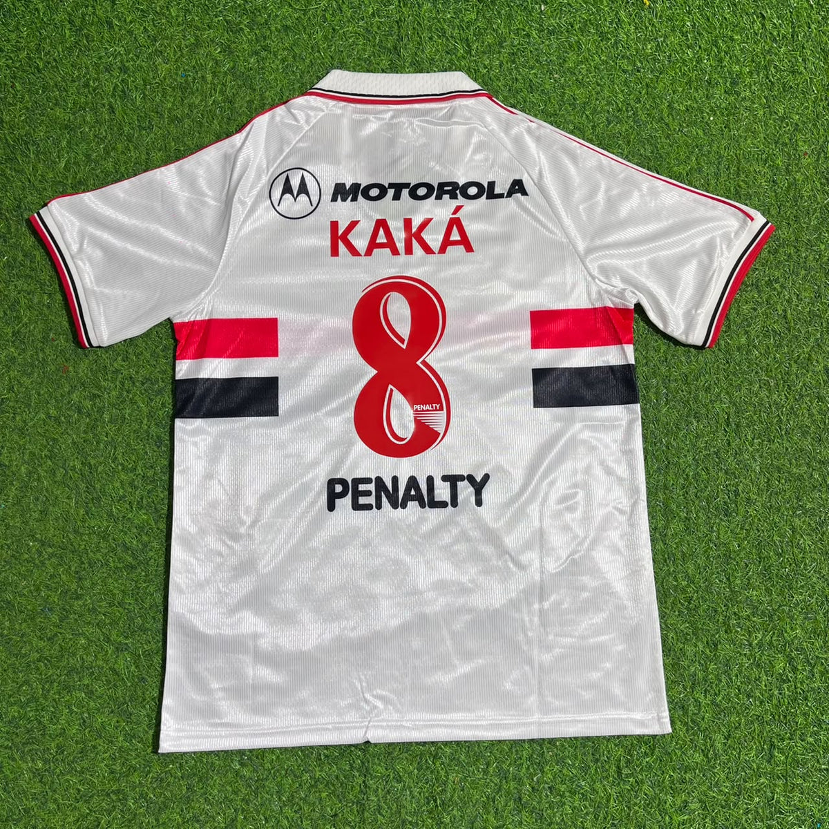 Kaká Leite São Paulo FC 1999-2000 Season White Retro Football Jersey Trikot Maillot