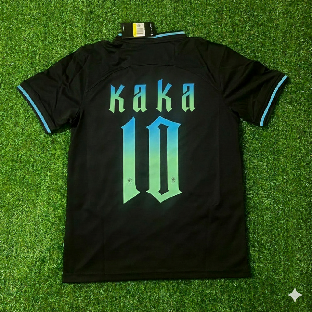 Kaka Leite Brazil Retro Football Jersey