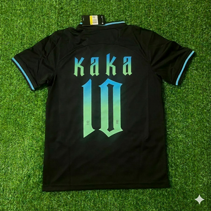 Kaka Leite Brazil Retro Football Jersey