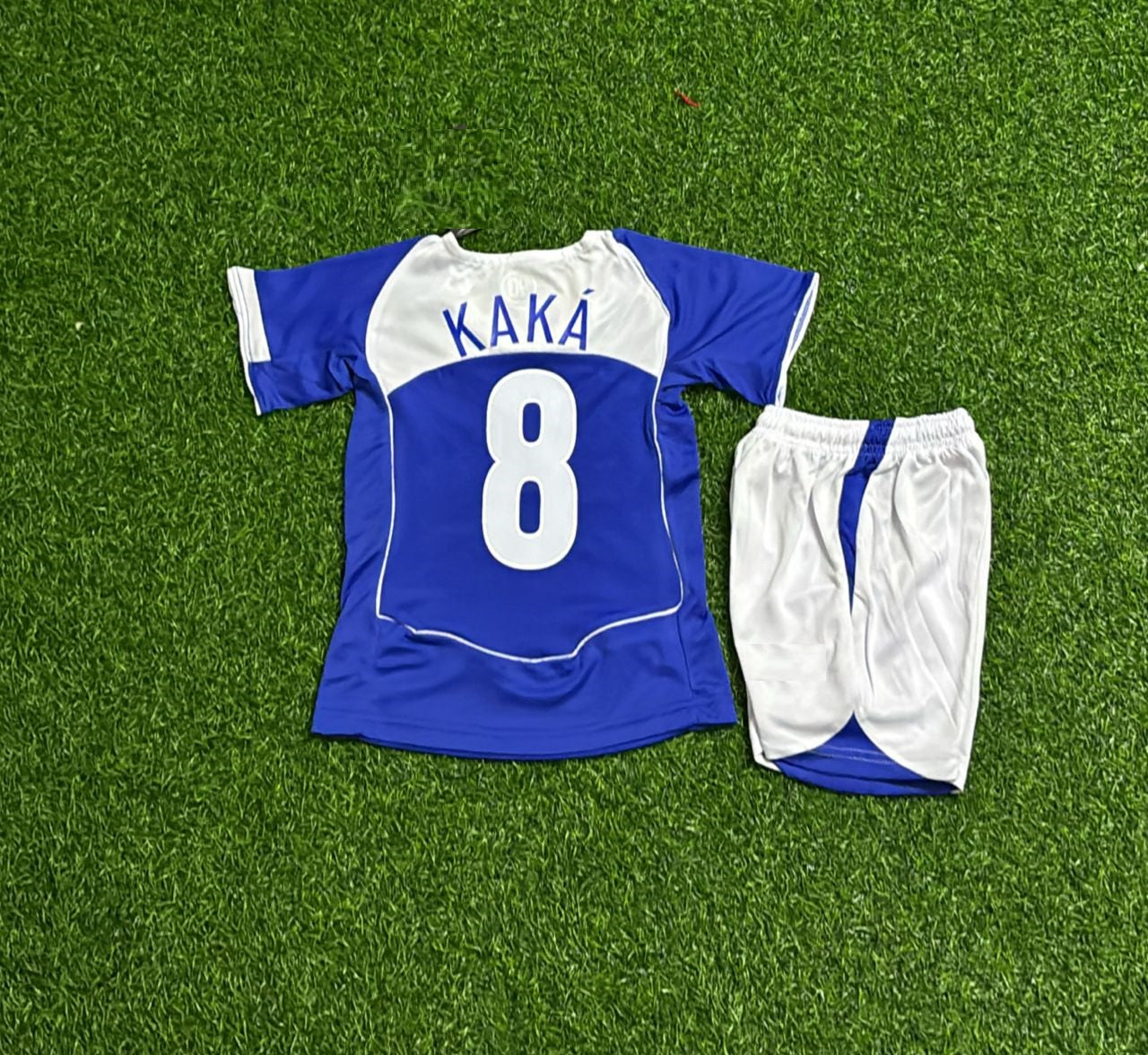 Kaká Leite Brazil 2004 Blue Retro Football Jersey Collection