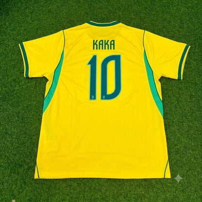 Kaka Leite Brazil Commemorative Special Retro Football Jersey