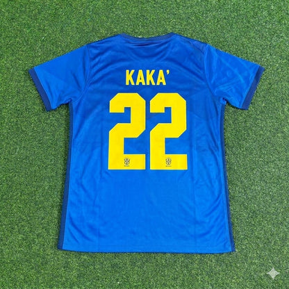 Kaka Leite Brazil Blue Football Jersey