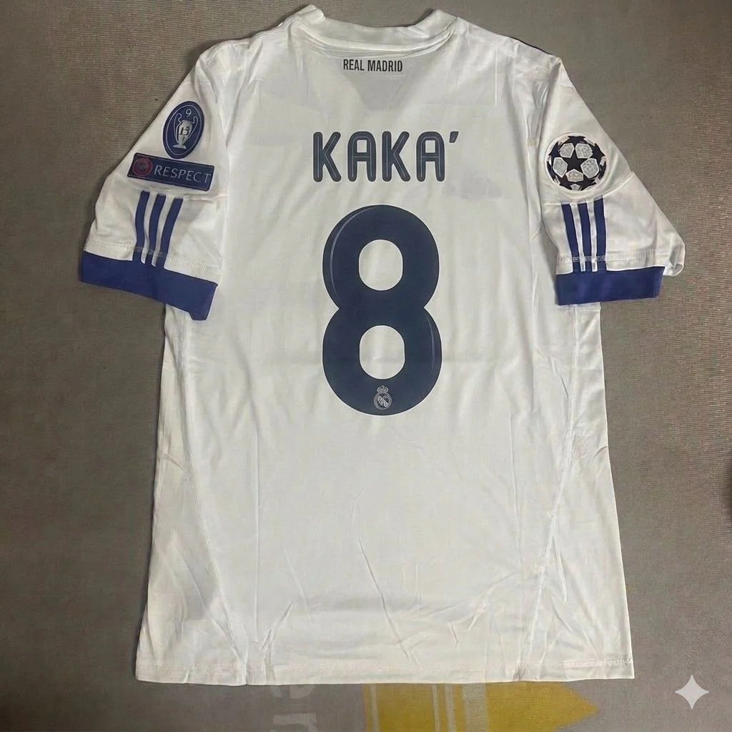 Kaka’ Leite 8- Real Madrid 2010 2011 Retro Jersey Trikot