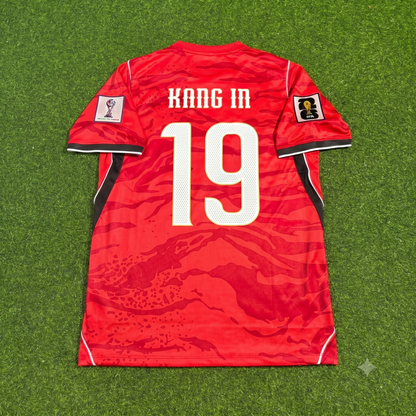 Kang-in Lee South Korea 2026 World Cup Red Football Jersey
