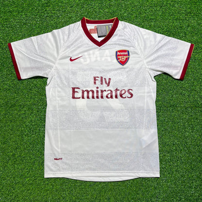 Kanu Arsenal 2004-2005 Away Retro White Football Jersey Kit