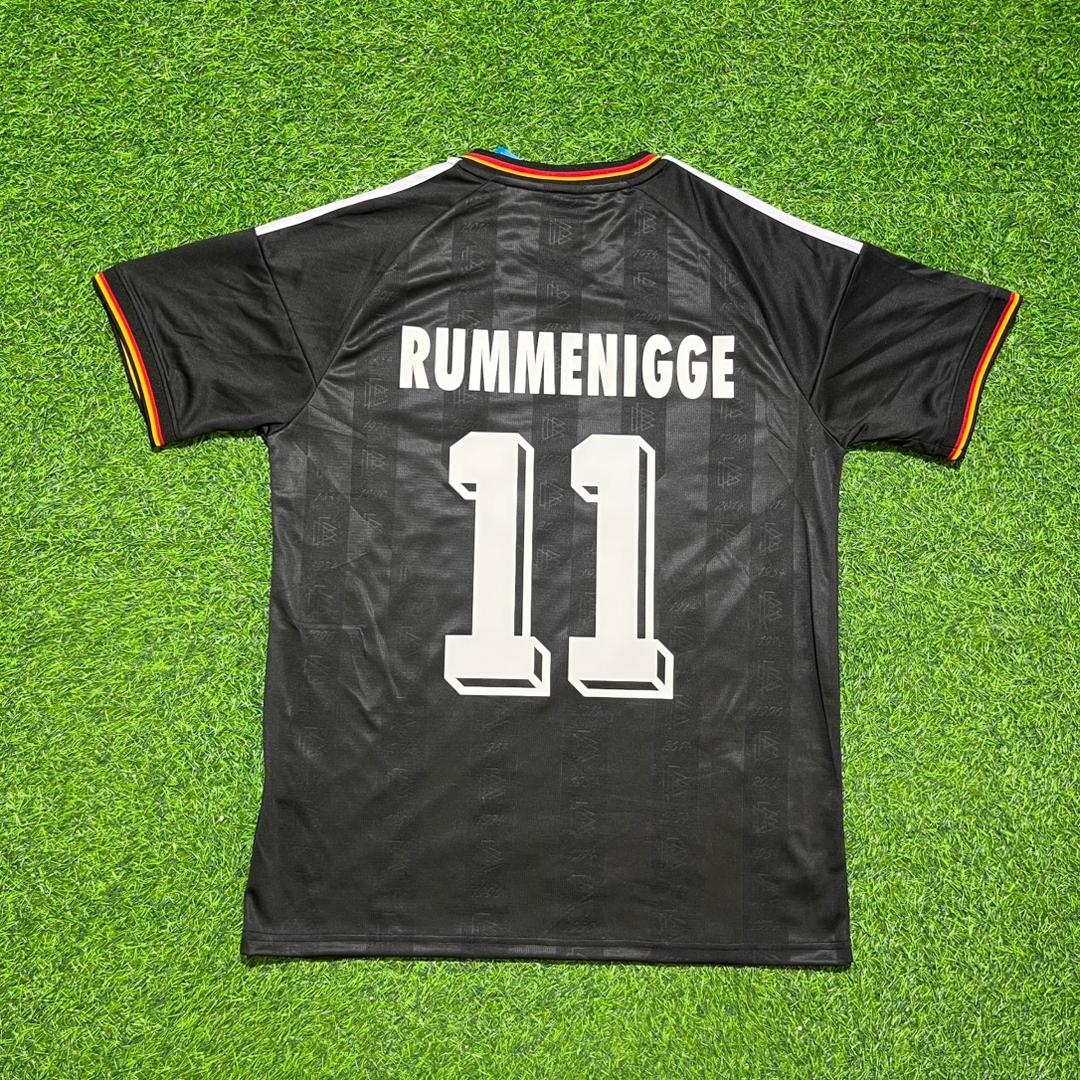 Karl-Heinz Rummenigge #11 Deutschland Schwarz Retro Vintage
