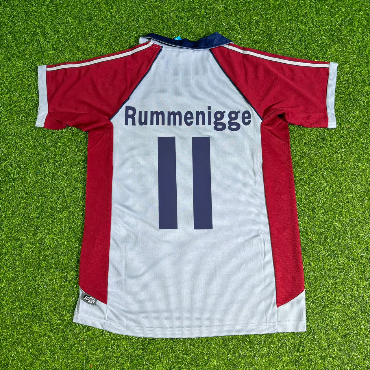 Karl-Heinz Rummenigge #11 FC Bayern München Auswärts Retro Fußballtrikot Grau Jersey