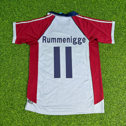 Karl-Heinz Rummenigge #11 FC Bayern München Auswärts Retro Fußballtrikot Grau Jersey