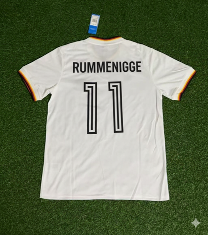 Germany World Cup 1986 Karl Heinz Rummenigge Retro Football Jersey Kit