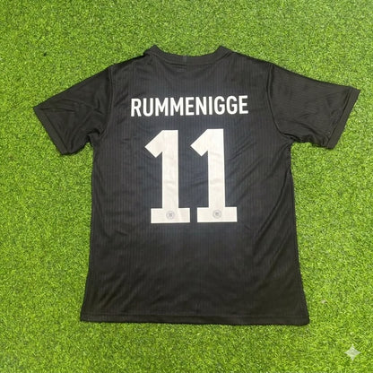 Karl-Heinz Rummenigge Germany 125 Years Special Black Football Jersey Kit