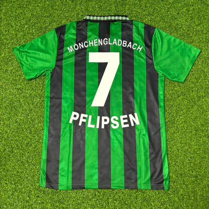 Karlheinz Pflipsen #7 Borussia Mönchengladbach 1995 1996 Retro Football Jersey