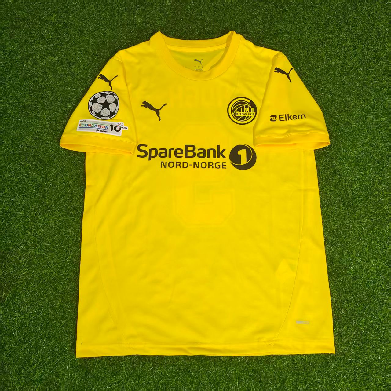 Jens Petter Hauge #10 Bodø/Glimt 2026 Champions League Yellow Football Jersey