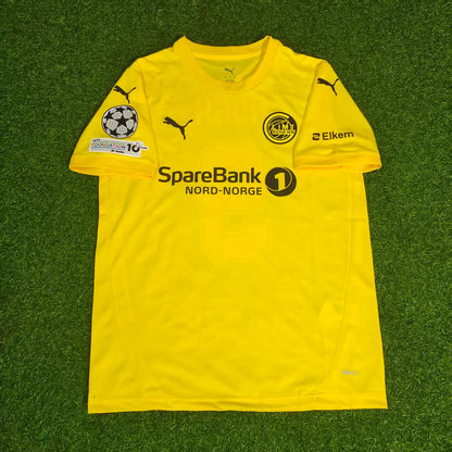 Jens Petter Hauge #10 Bodø/Glimt 2026 Champions League Yellow Football Jersey