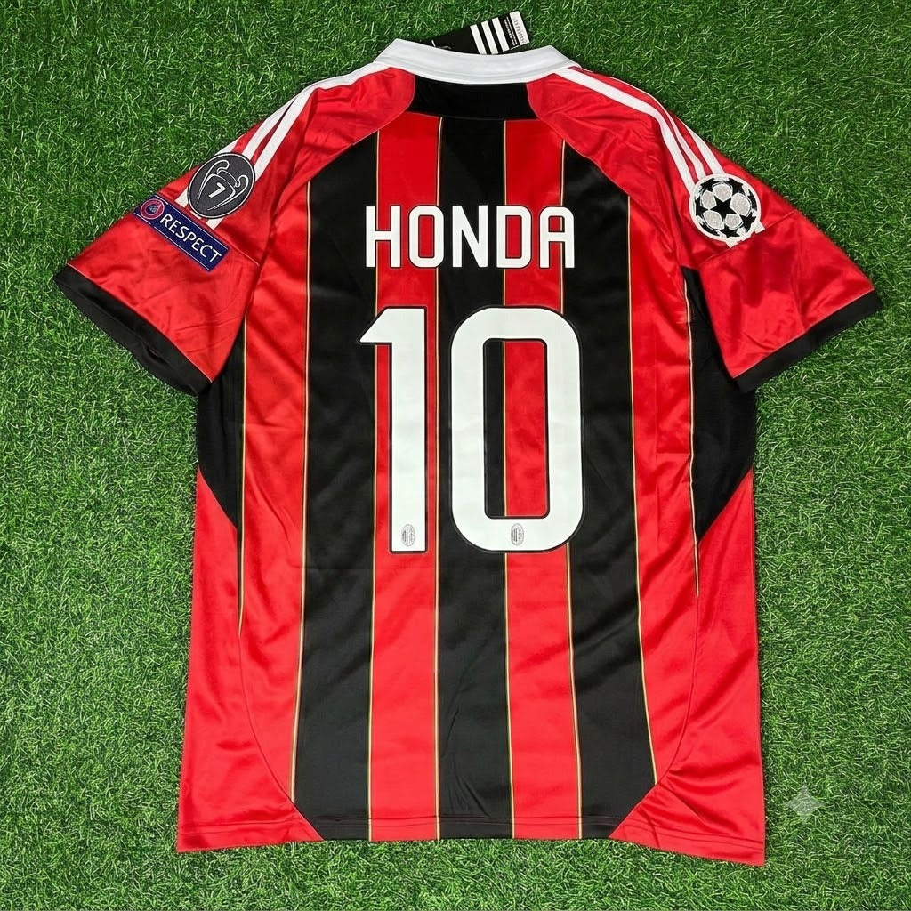 Keisuke Honda AC Milan Home Retro Football Jersey Kit