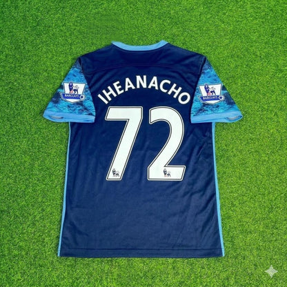 Kelechi Iheanacho 72- Manchester City 2016 2017 Season Retro Football Jersey