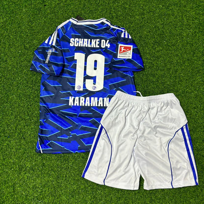 Kenan Karaman #19 Schalke 04 Kids 2026 Football Jersey