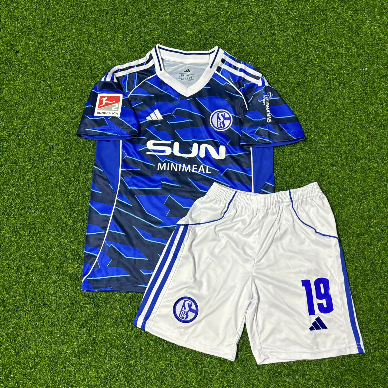 Kenan Karaman #19 Schalke 04 Kids 2026 Football Jersey