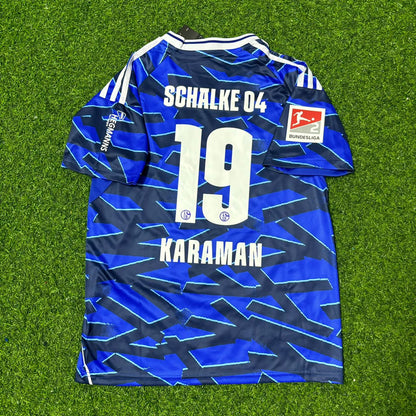 Kenan Karaman 19 Schalke 04 Neues Saison Fußballtrikot Paradise Edition