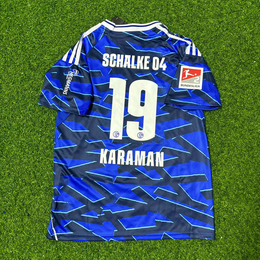 Kenan Karaman 19 Schalke 04 Neues Saison Fußballtrikot Paradise Edition