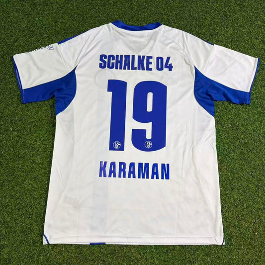 Kenan Karaman 19 Schalke 04 White Football Jersey